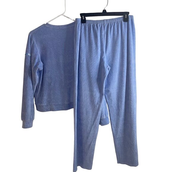 Tail 2 Vintage Womens Track Suit Size M Blue Elastic Waist Pockets Full Zip USA - Picture 2 of 10